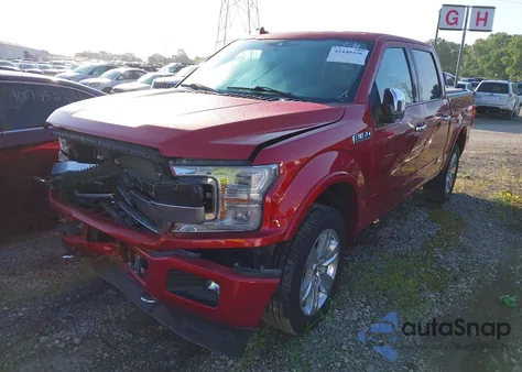 2020 Ford F-150 Platinum z USA, uszkodzony, nr VIN 1FTEW1E41LFB78832